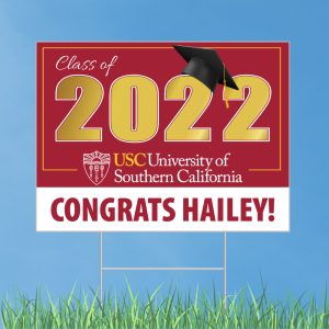 USC Graduation Sign