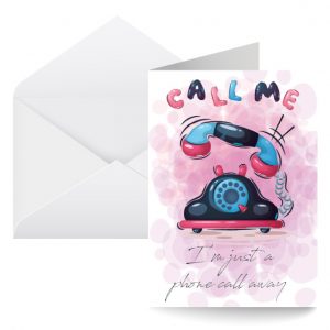 beCAUSE Greeting Cards – Call Me