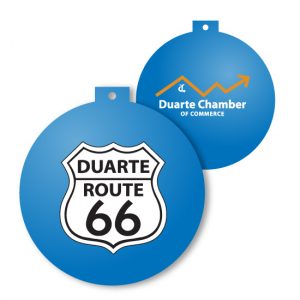 Duarte Route 66 Flat Double Sided Ornament