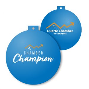 Chamber Champion Flat Double Sided Ornament