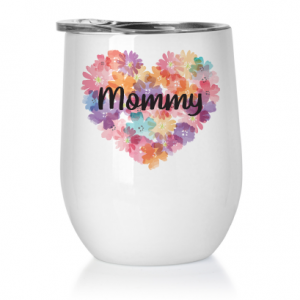 Mommy Wine Tumbler – Customizable – with lid