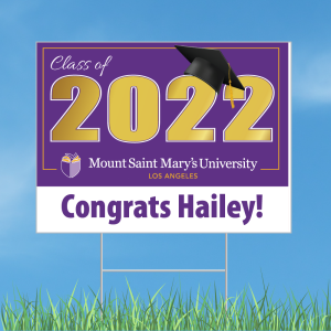 Mount Saint Mary’s University Graduation Sign