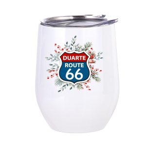 Duarte Route 66 Christmas Wine Tumbler with lid – limited edition 2021