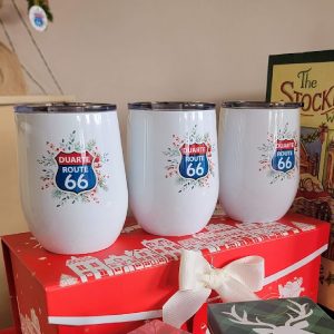 Duarte Route 66 Christmas Wine Tumbler with lid – limited edition 2021