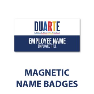 DUSD Magnetic Name Badges